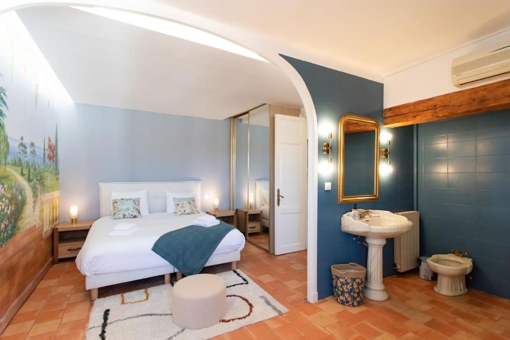 #48 Suite Jean Top Floor Terrace 5Min Walk Sea Ac Niza Exterior foto