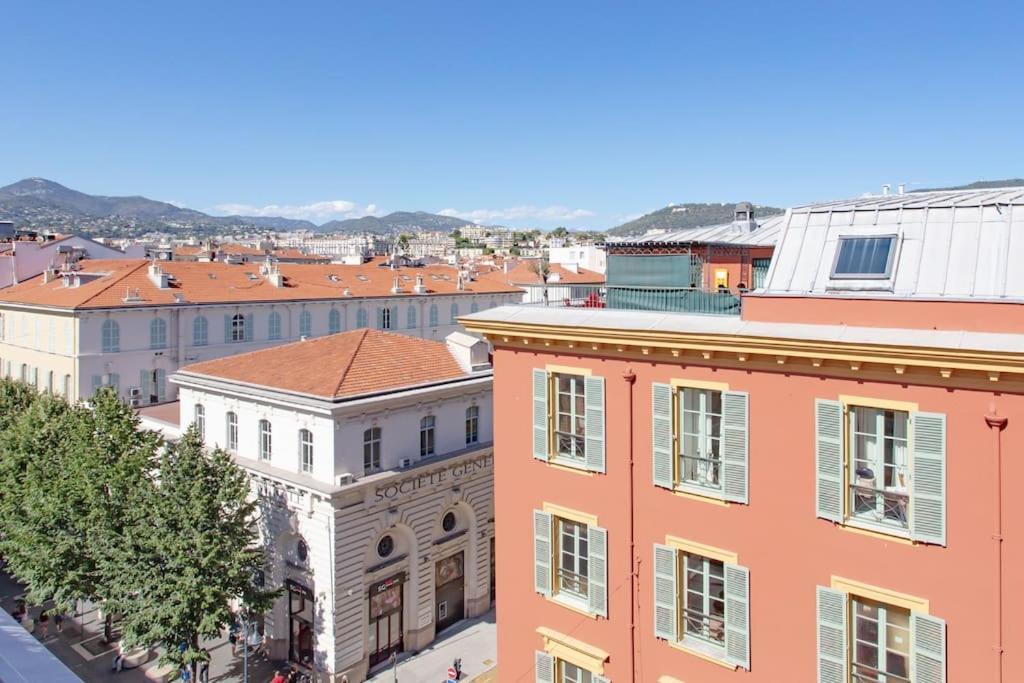 #48 Suite Jean Top Floor Terrace 5Min Walk Sea Ac Niza Exterior foto