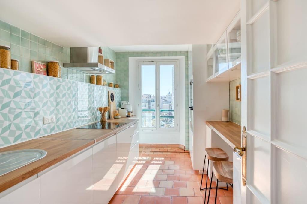 #48 Suite Jean Top Floor Terrace 5Min Walk Sea Ac Niza Exterior foto