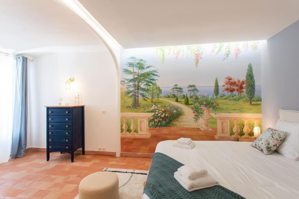 #48 Suite Jean Top Floor Terrace 5Min Walk Sea Ac Niza Exterior foto