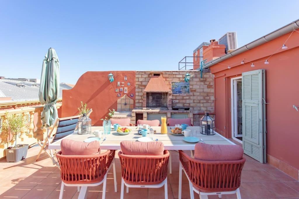 #48 Suite Jean Top Floor Terrace 5Min Walk Sea Ac Niza Exterior foto