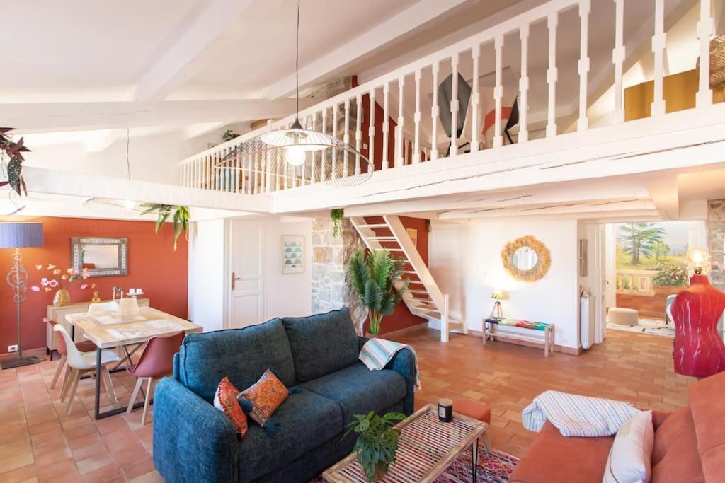 #48 Suite Jean Top Floor Terrace 5Min Walk Sea Ac Niza Exterior foto